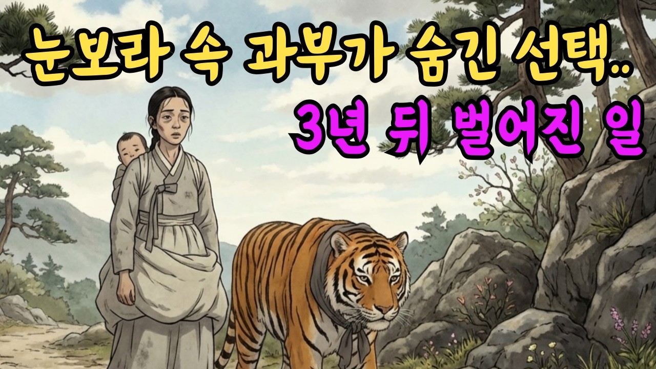 눈보라 치던 밤, 과부의 선택… 3년 뒤 마당에 무언가 놓였다