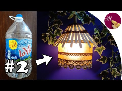 Video #2- Cách làm đèn trang trí đẹp - Bed lamp from plastic... - youtube