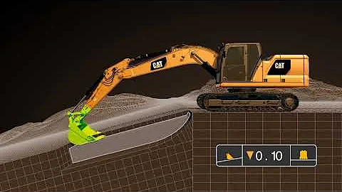 Next Generation Excavator: Cat® Connect Technology - Bucket Assist Source