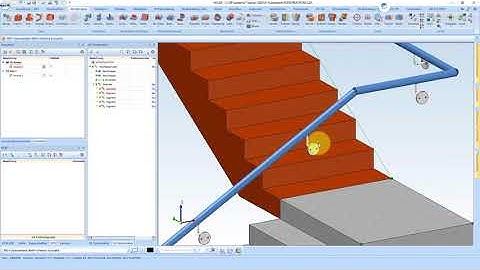 HiCAD 2020 - customer example - wall handrail