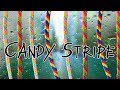 DIY Candy Stripe Friendship Bracelet Tutorial | How To Make Easy VSCO Bracelets