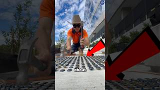 The Satisfying Science Behind Yellow Road Stud Installation #RoadSafety #Engineering OddlySatisfying