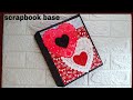 scrapbook base for beginners part 1/how to make easy scrapbook base #youtube #scrapbook #artandcraft