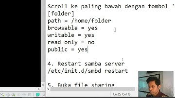 Tutorial instalasi Samba server Debian 10 di VMware