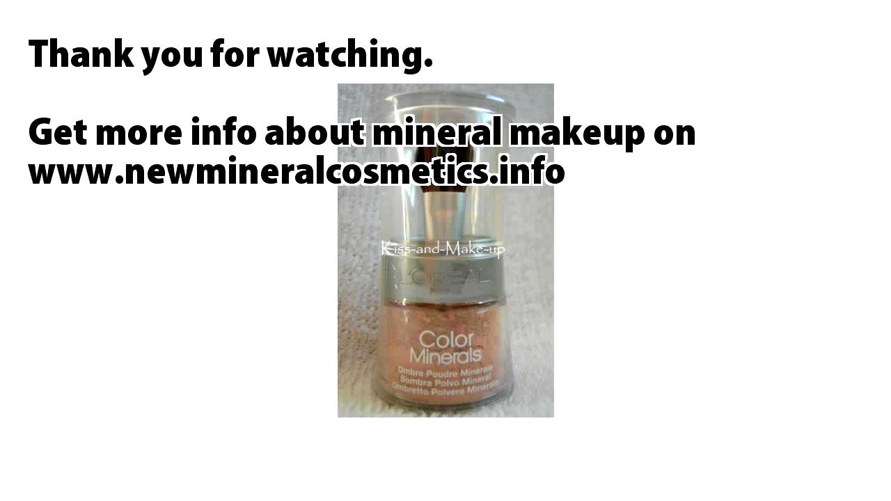 mineral makeup LOreal Mineral Eyeshadow