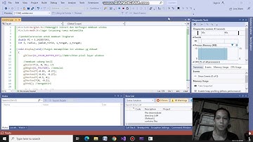 Tutorial hasil akhir cara membuat gambar projek corona menggunakan Visual studios dan Open GL PART 1