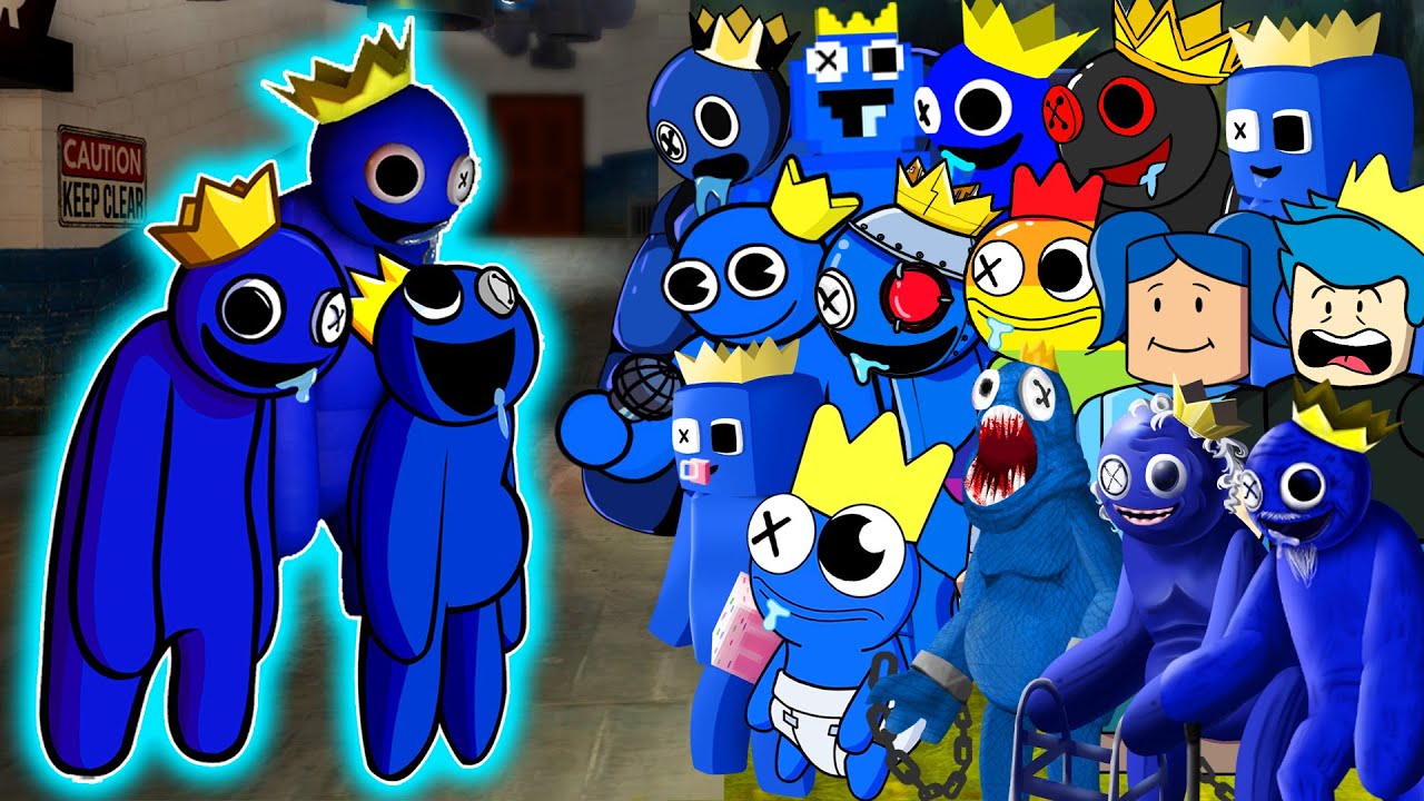 Blue Rainbow Friends fanart in 2023