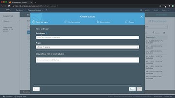 2 - Create Amazon AWS bucket and upload your landing page in it.