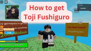 Rock fruit How to get Toji Fushiguro | Roblox