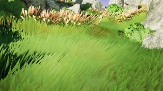 Stylized Grass Workflow tutorial UE5 - Studio Ghibli style - Unreal engine 5