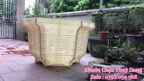 Khuôn chậu lục giác 1m2 nhựa abs - 0392 059 768