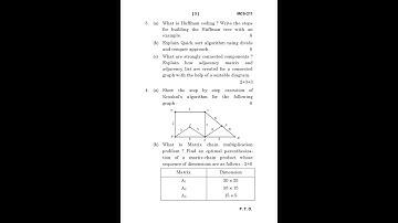 MCS - 211  June 2023 Question Paper