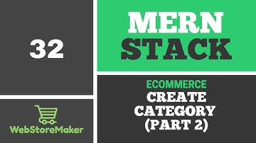 [32] Create Category (part 2) - Ecommerce Tutorial using MERN Stack