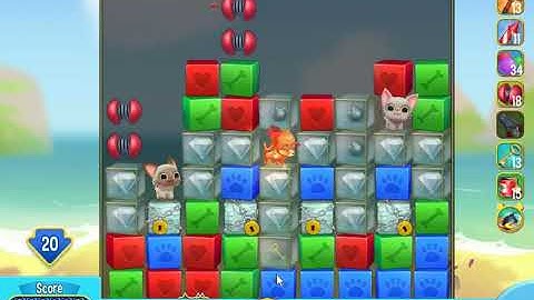 Pet Rescue Saga Level 189 - No Boosters