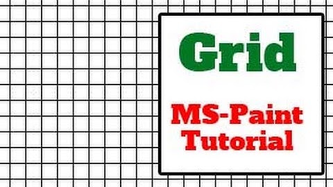 ms paint tutorial   how to create or make grid in ms paint win xp and win7