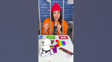 VIRAL POPIT TIKTOK GAME 💙 || PLAYING IN PRISON! || FIDGET TRADING #shorts