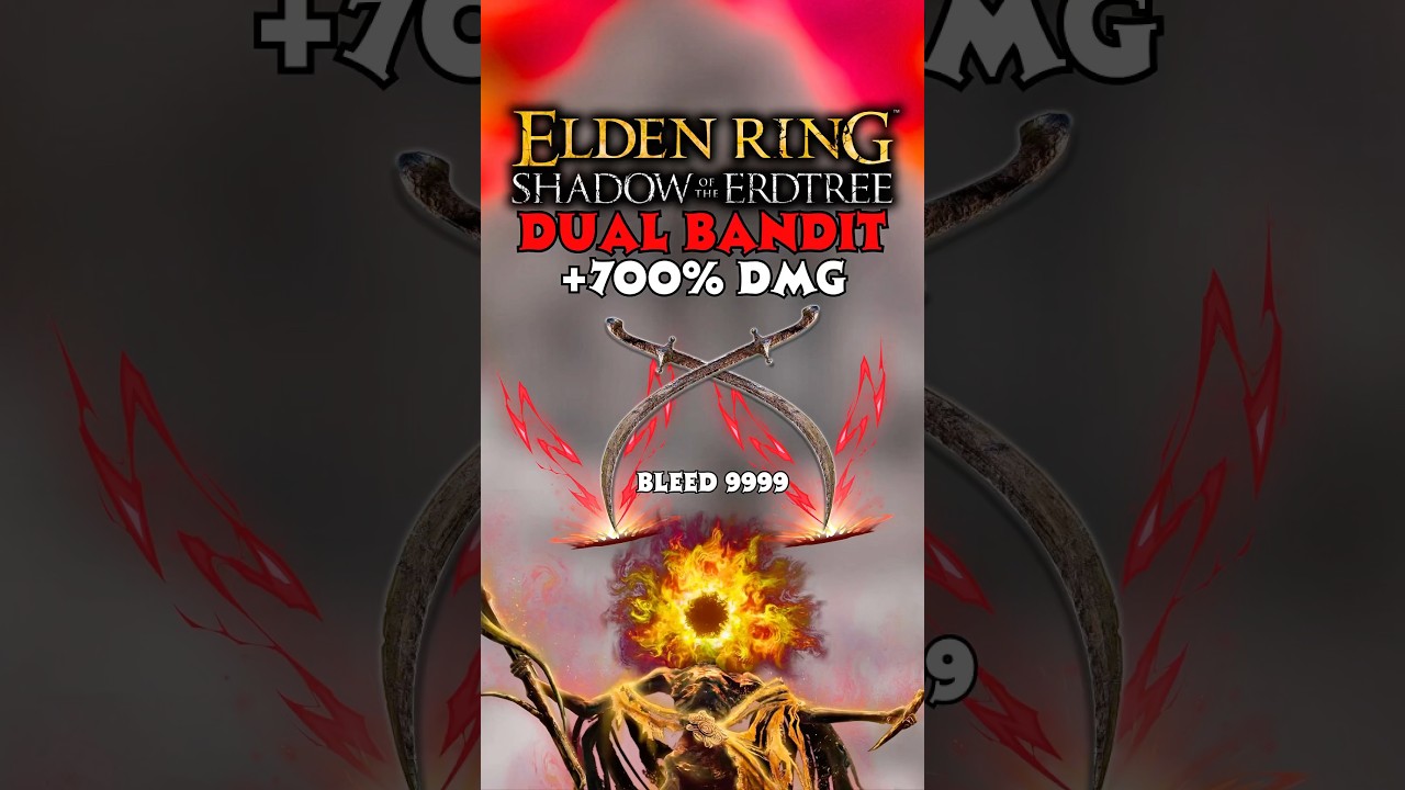 Эта сборка с кровотечением ПЛАВИТ ВСЁ в 2025 году! - Сборка Bandit Curved Sword Elden Ring 