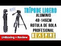 Beaspire Trípode Ligero Completo Q111 Aluminio 48-146cm Rótula de Bola | UnBoxing Review en Español