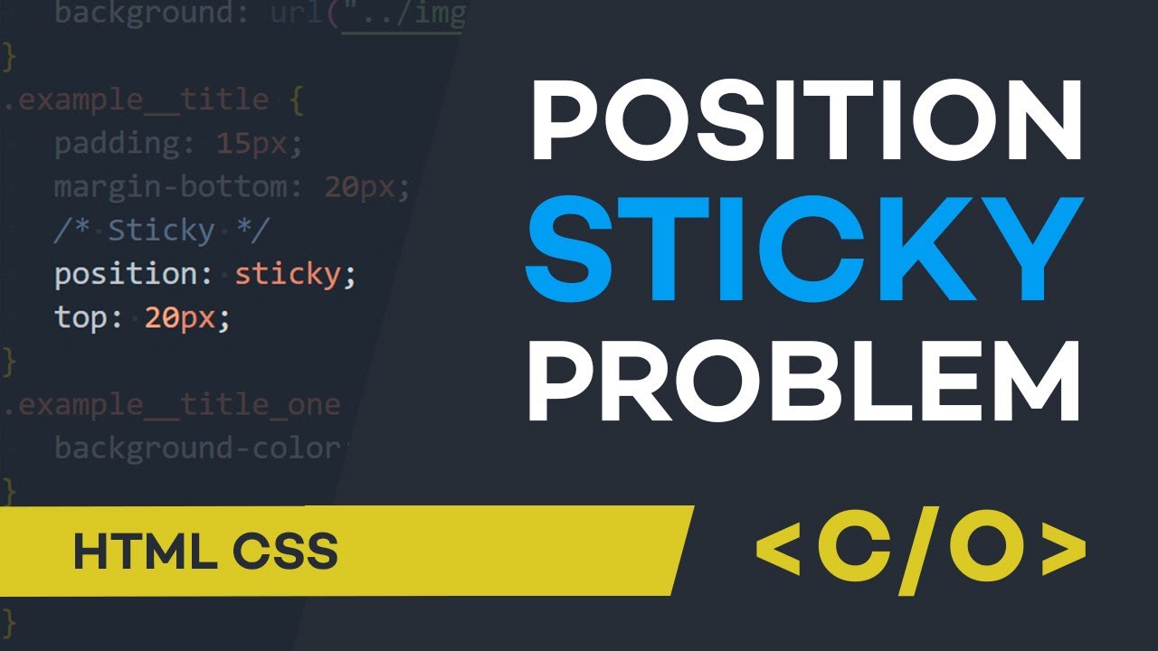 POSITION STICKY NOT WORKING ? #shorts - YouTube Position Sticky Not Working ? #Shorts - Youtube