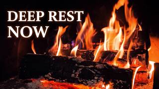 Crackling Fireplace for Sleep | Gentle Fire Sounds for Relaxation & Deep Rest 2 Hours