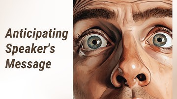 Mastering the Art of Anticipating Speaker