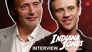 Mads Mikkelsen & Boyd Holbrook INDIANA JONES AND THE DIAL OF DESTINY Interview (2023) // Cannes