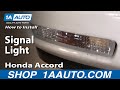How to Replace Turn Signal 1994-95 Honda Accord