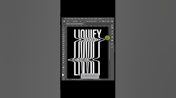 How to create liquid text effects in Photoshop | #photoshop #shorts #liquifytexteffect