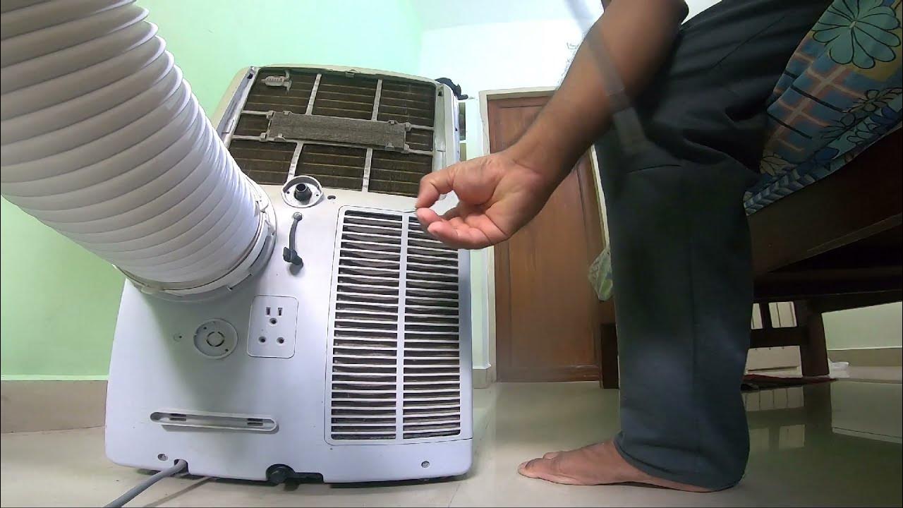BLUESTAR PORTABLE AC MAINTENANCE AIR FILTER CLEANING BEST IN INDIA
