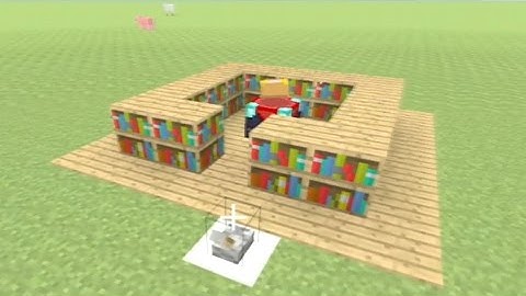 Minecraft Tutorial: Hidden Enchanting Room NO Repeaters