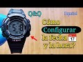 Cómo Poner Configurar La Hora Y La Fecha En Un Reloj Digital Q Q M185 Español mp3