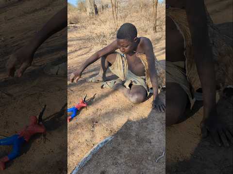 Chaabaa Playing With Spiderman Toy In The Bush Reels Shorts Video Trending Chaabaa Dudukwe