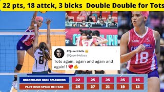 PVL FANS REACT TO TOTS CARLOS DOUBLE DOUBLE PERFORMANCE TO BEAT AGAINST PLDT IN SET 5! DOING IT ALL