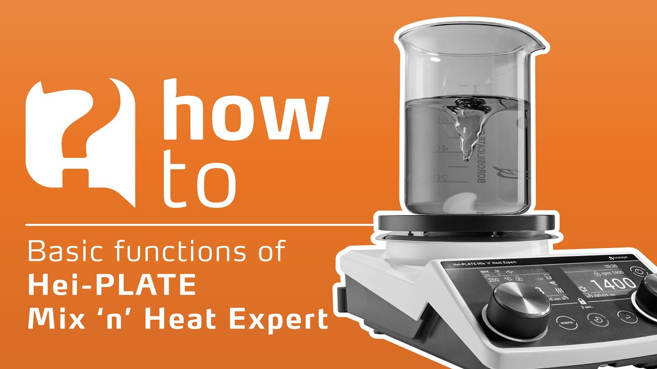 Hei-PLATE Mix 'n' Heat Expert and its basic functions - YouTube