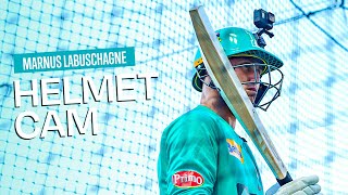 Marnus Labuschagne Batting | HELMET CAM