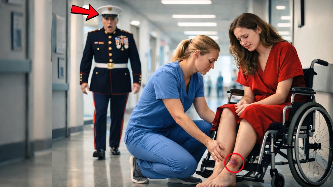 “Please, Don’t Hurt Me, She Cried to the Nurse — Unaware Her Dad Is a Marine General