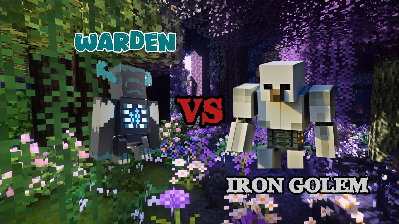 Warden vs Iron Golem - Easy Win😏 | Minecraft
