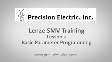Lenze SMV Training Lesson 2: Basic Parameter Programming And Startup - Variable Frequency Drives