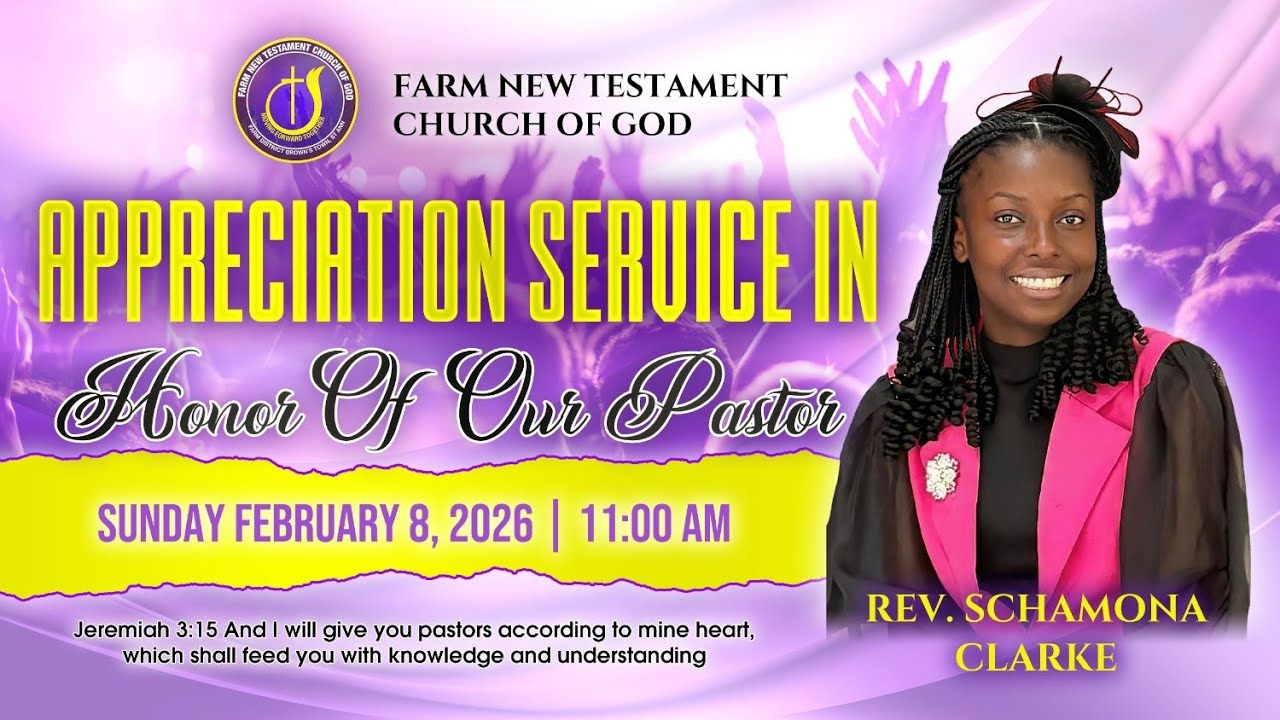 Appreciation Service Honoring | Rev. Schamona Clarke