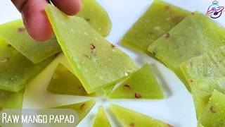 Raw Mango Papad Recipe Kacha Amer Amsotto Aam Papad Recipe Aamsotto Recipe Mango Bar Recipe