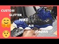 AIR JORDAN | GLITTER CUSTOM SNEAKERS