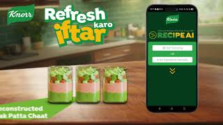 Palak Patta Chaat Recipe | Refresh Karo Iftar with Knorr Recipe AI