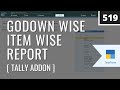 Tally Add-On | Godown Wise item Wise Report In Tally Prime |  #MakeEveryDaySimple