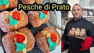 PESCHE DOLCI SPETTACOLARI.Con all'interno ripiene di pesche.Ricetta spettacolare fatta in casa