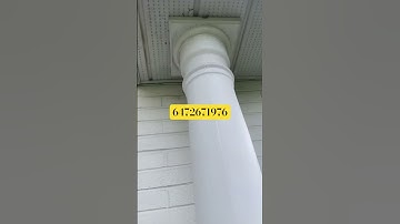 Round Fibreglass Columns installation . Demonstration of old rotted column