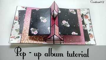 3D Pop-up Album - How to create pop-up page | tutorial | DIY | Scrapbook page