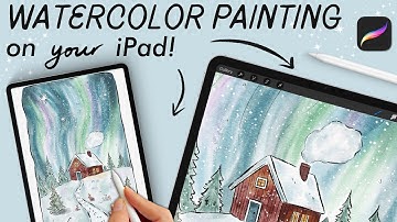 Procreate Tutorial: Paint a Cozy Winter Scene (Step-by-Step!)