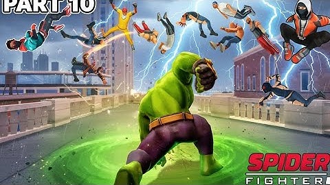 Spider Fighter 3 Part 10 | Ultimate Boss Fight Gameplay | KR VERSE GAMING