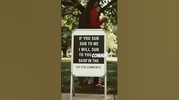 If you sub to me I will sub to you #sub #subsribe #freesub #subscribe #youtuberchannel
