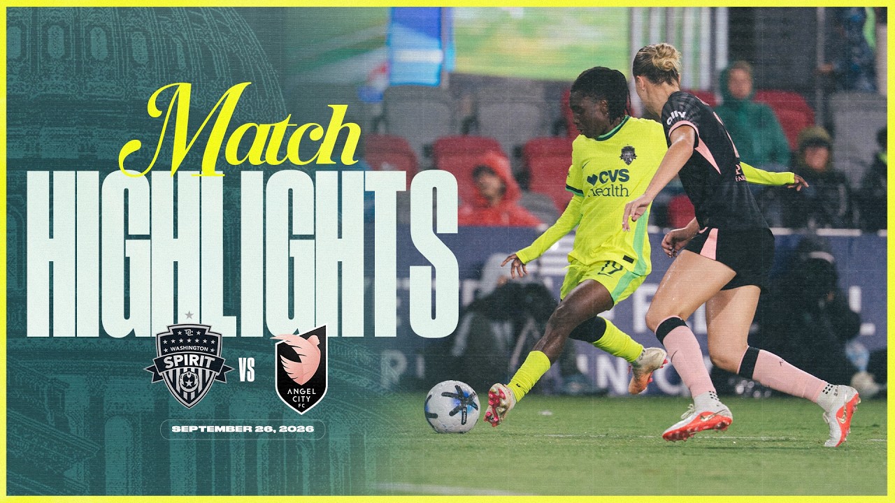 Spirit Drops Defensive Battle to Angel City FC | Spirit vs Angel City Match Highlights | 09.26.26